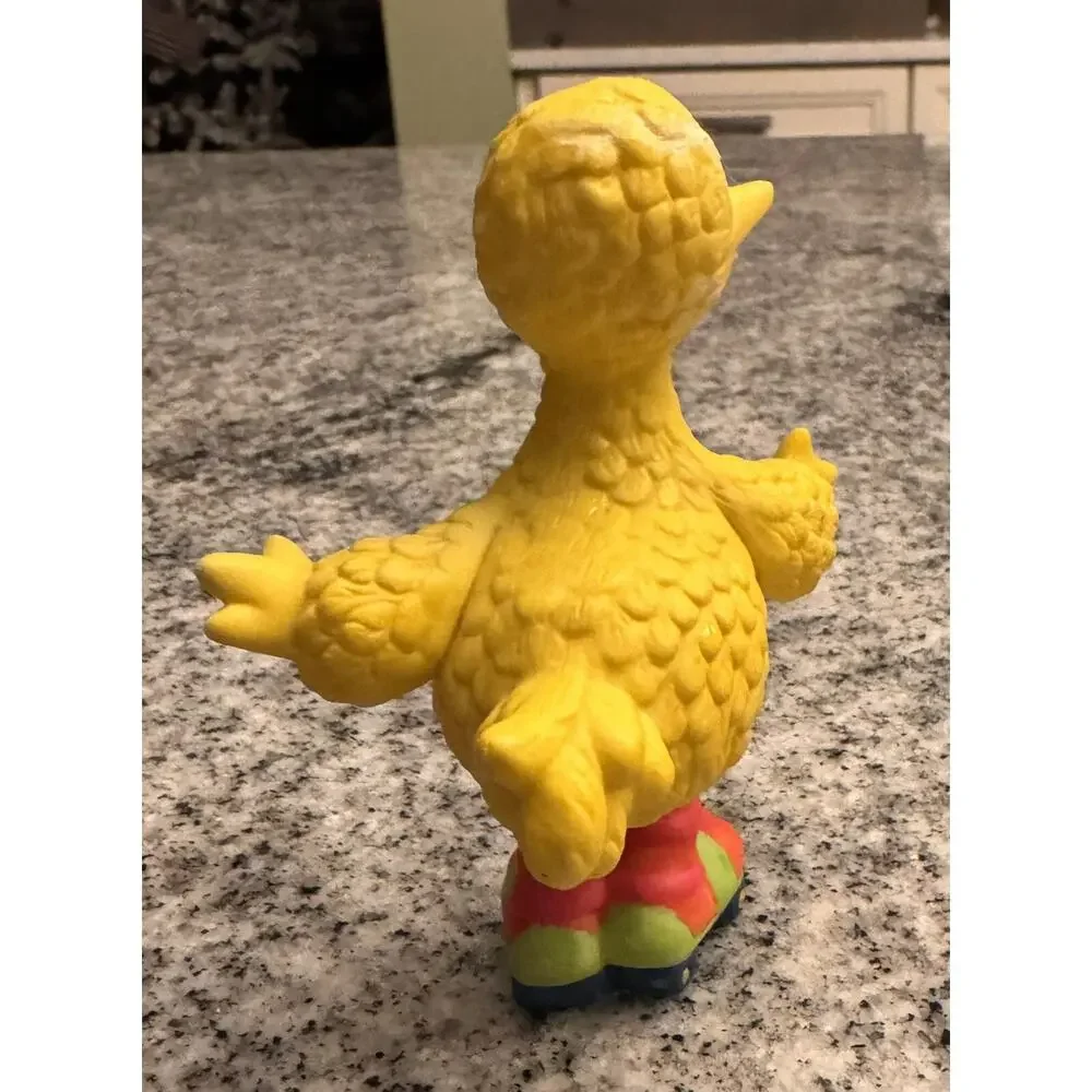 VINTAGE 1993 Sesame Street/Enesco BIG BIRD & ELMO Ceramic Figures/Figurines-READ
